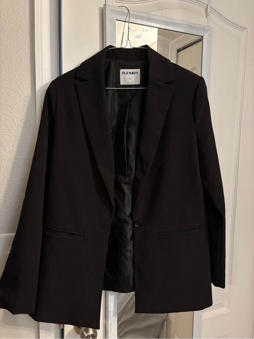 Old Navy Black Women's Jacket Blazer